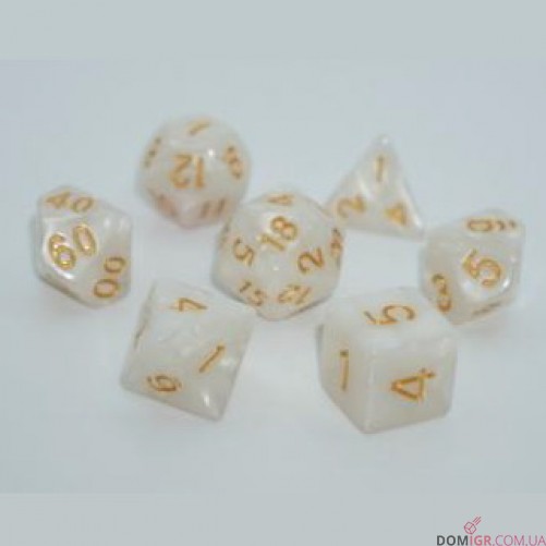 Набор кубиков - Pearl 7 Dice Set (в ассортименте)